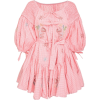 Innika Choo Frill Mini Smocked Dress - Платья - $355.00  ~ 304.90€