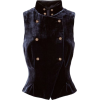 Intermix Women's Torrie Velvet Vest - Swetry na guziki - 