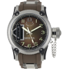 Invicta Men's 0363 Russian Diver Collection Quinotaur Brown Dial Brown Polyurethane Watch - ウォッチ - $199.99  ~ ¥22,509