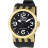 Invicta Men's 0852 Force Collection Gold-Tone Black Polyurethane Watch - Watches - $67.03  ~ £50.94