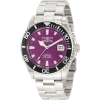 Invicta Men's 1001 Pro Diver Automatic Purple Dial Stainless Steel Watch - Zegarki - $93.97  ~ 80.71€