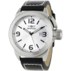 Invicta Men's 1110 Corduba Collection Silver Dial Black Leather Watch - Orologi - $56.05  ~ 48.14€