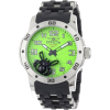 Invicta Men's 1123 Sea Spider Green Dial Black Polyurethane and Stainless Steel Watch - Zegarki - $129.00  ~ 110.80€