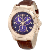 Invicta Men's 1724 Pro Diver Elite Chronograph Brown Leather Watch - ウォッチ - $101.90  ~ ¥11,469
