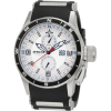Invicta Men's 1749 Aviator Flight Silver Dial Black Polyurethane Watch - ウォッチ - $139.00  ~ ¥15,644