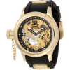 Invicta Men's 1844 Russian Diver Mechanical Gold Tone Skelton Dial Black Polyurethane Watch - Satovi - $174.00  ~ 1.105,35kn
