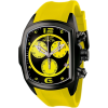 Invicta Men's 6726 Lupah Collection Chronograph Black Ion-Plated Yellow Rubber Watch - Relógios - $158.00  ~ 135.70€