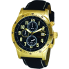 Invicta Military Chronograph Gold-tone Black Dial Mens Watch 1318 - Watches - $93.89  ~ £71.36