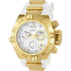 Invicta Women's 0536 Subaqua Noma IV Collection Chronograph 18k Gold-Plated Stainless Steel and White Polyurethane Watch - Orologi - $299.99  ~ 257.66€