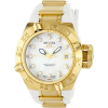 Invicta Women's 0540 Subaqua Noma IV Collection 18k Gold-Plated Stainless Steel and White Polyurethane Watch - Zegarki - $279.99  ~ 240.48€