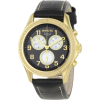 Invicta Women's 0579 Angel Chronograph Diamond Accented Black Leather Watch - Watches - $99.99 