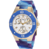 Invicta Women's 1496 Angel White Dial Multi-Blue and Purple Colored Rubber Watch - Watches - $59.95 