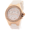 Invicta Women's 1646 Angel Collection Rose Gold-Tone Large Crystal Bezel White Polyurethane Watch - 手表 - $69.95  ~ ¥468.69