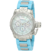 Invicta Women's 1699 Corduba Mother-Of-Pearl Dial Blue Polyurethane and Stainless Steel Watch - Zegarki - $155.03  ~ 133.15€