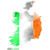 Irish flag - Illustrazioni - 