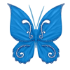 Irresistible Scrapbook Glitter Butterfly - Zwierzęta - 