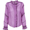 Isabel Marant Lauryn Ruffle-trimmed - Camisa - longa - 