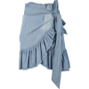 Isabel Marant Lindy Skirt denim - 裙子 - $162.64  ~ ¥1,089.74