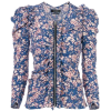 Isabel Marant Ruched floral print blouse - Long sleeves shirts - 
