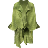 Issey Miyake Frilled shawl jacket - Jacket - coats - 