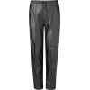 Italian Leather Relaxed Tapered Jogger - Capri & Cropped - £595.00 