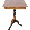 Italian Walnut inlaid Tripod Table 1840s - Furniture - 