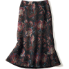 Italian material Jacquard long skirt - スカート - 