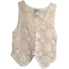 Ivory Crochet Vest - Other - 