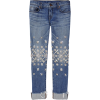 J Brand X Christopher Kane Pants Blue - Spodnie - długie - 