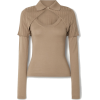 JACQUEMUS neutral light brown sweater - Pullovers - 