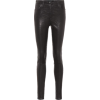 J BRAND Leather skinny trousers - Леггинсы - 