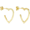 JENNIFER MEYER Small Open Heart 18-karat - Earrings - 