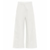 JIL SANDER High-rise wide-leg cotton pan - Capri hlače - 