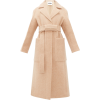 JIL SANDER neutral blush wool coat - Jacket - coats - 