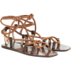 JIMMY CHOO Aziza Flat leather sandals - Sandals - 