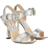 JIMMY CHOO Sandals Sereno 100 with glitt - Sandali - 