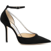 JIMMY CHOO Talika 100 embellished suede - Sapatos clássicos - 