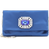 JIMMY CHOO Titania clutch in satin - バッグ クラッチバッグ - 