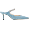 JIMMY CHOO embellished strap 75mm mules - Klasični čevlji - 