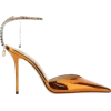 JIMMY CHOO pointed-toe orange metallic - Zapatos clásicos - 