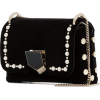 JIMMY CHOO zwarte dubbele parel versierd - Clutch bags - 