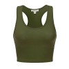 JJ Perfection Womens Basic Racerback Crop Tank Top - Camicie (corte) - $8.99  ~ 7.72€