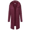 JJ Perfection Women's Long Sleeve Open Front Hooded Flowy Cardigan Sweater - Shirts - $23.99  ~ £18.23