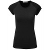 JJ Perfection Women's Short Sleeve Slim Fit Baseball Jersey Raglan T-Shirt - Shirts - $8.99 