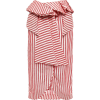 JOHANNA ORTIZ Ruffled striped linen midi - Skirts - 