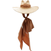 JOHANNA ORTIZ brown neutral straw hat - Шляпы - 