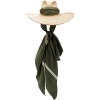 JOHANNA ORTIZ green neutral straw hat - Sombreros - 