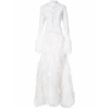 JONATHAN SIMKHAI cut out feather gown - 连衣裙 - £19,099.00  ~ ¥168,378.90