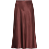 JOSEPH Frances silk-satin midi skirt - 裙子 - 