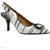J. Renee Lloret striped slingbacks - Sapatos clássicos - 